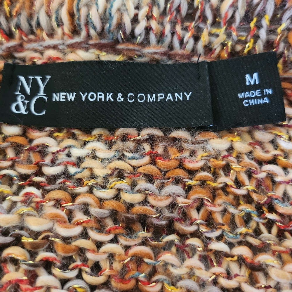 NY&C New York & Company Fringe Sweater Autumn Sweater Chic - Picture 6 of 6